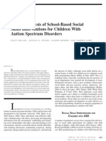 Autism and Social Skills