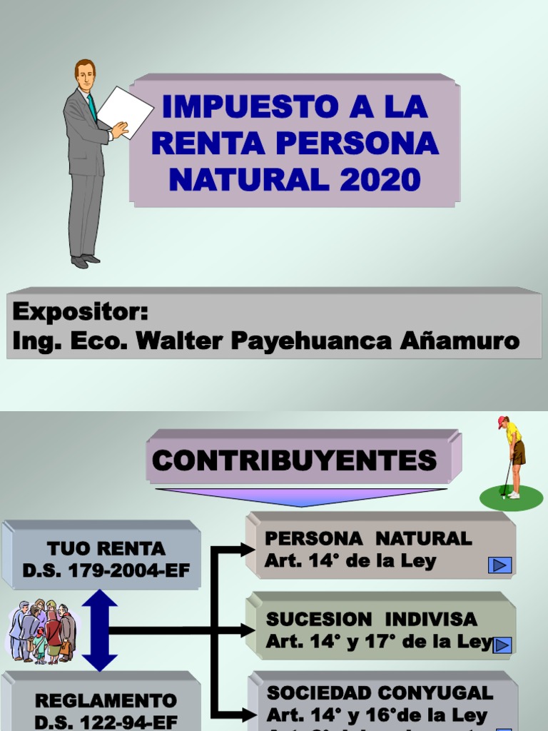 Exposición Renta Persona Natural Ejercicio 2020wpa | PDF | Salario ...