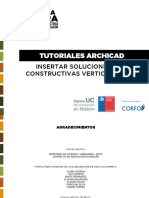 Insertar Soluciones Constructivas Verticales Archicad