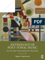 Anthology of Post Tonal Music