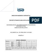 Determinación de Las Sobretensiones Atmosféricas Representativas