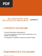 Chapter 1 Lesson 3 - Quantitative and Qualitative Research