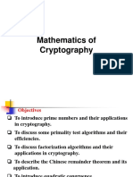 Mathematics of Cryptography: Prime Numbers and Their Applications in Cryptosystems