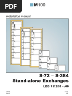 S-72 - S-384 Stand-Alone Exchanges: Installation Manual