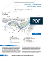 Restoring Meanders To Straightened Rivers: New Meandering Channel Replacing Concrete Weirs