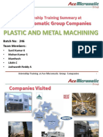 Ace Micromatic Group Companies: Plastic and Metal Machining