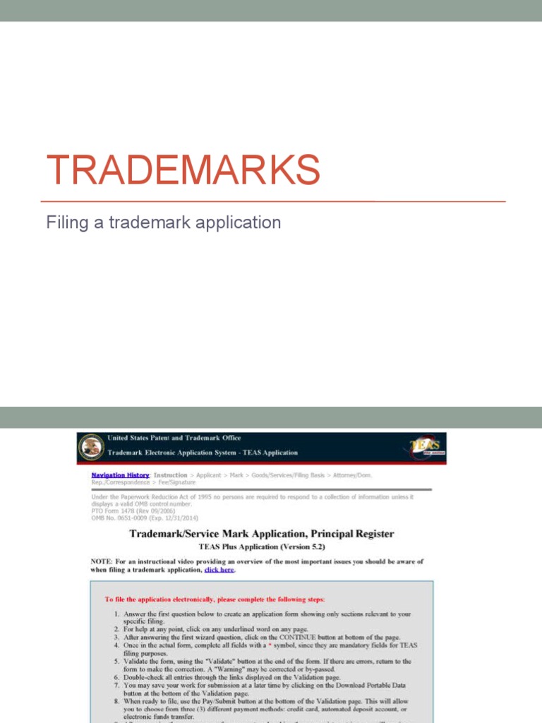 Filing a Trademark Application A Guide to Navigating the International