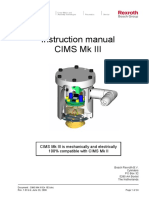 Instruction Manual Cims MK Iii: CIMS MK III Is Mechanically and Electrically 100% Compatible With CIMS MK II