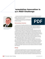 Formulation Innovation is Today's R&D Challenge