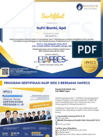 Sertifikat Hafecs - Sufri Bunhi, SPD