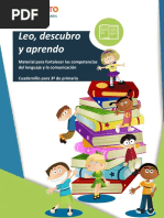 Cuadernillo Leo, Descubro y Aprendo. 3o PRIMAR Alumno 2018