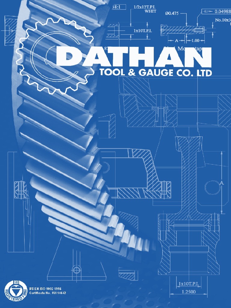 Dathan Tool and Gauge Handbook PDF Gear Metalworking