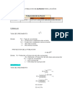 Proyeccion de La Poblacion de Alpacas 2021,2022,2025