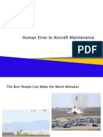Human Factor in Aircraft Maintenance