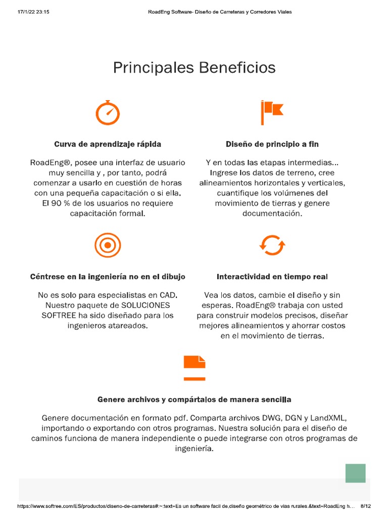 RoadEng Software - Diseño de Carreteras y Corredores Viales8 8 | PDF