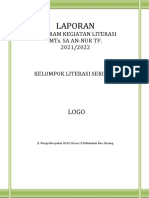 Laporan Program Kegiatan Literasi Mts