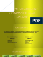 Medical Management of Invasive Fungal Sinusitis