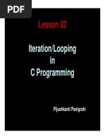 Lesson 02: Iteration/Looping in C Programming C Programming