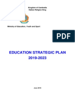 2019 10 Education Sector Plan Cambodia