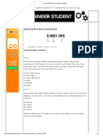 Bearing Numbers and Types Explained II