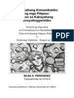 Fil11 Q2 W4 Digitized Kakayahang-Sosyolinggwistiko Fernandez Digitized Depayso