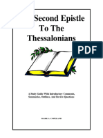 The Second Epistle To The Thessalonians