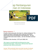 Strategi Pembangunan Pertanian Di Indonesia