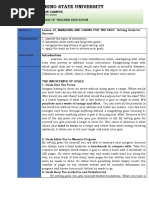 Understanding The Self: Module 3 Lesson 13