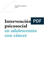 Intervención Psicosocial en Adolescentes Con Cáncer