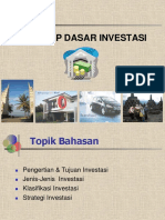 Konsep Dasar Investasi