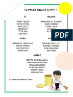 Jadwal Piket Kelas Xi Ipa 1