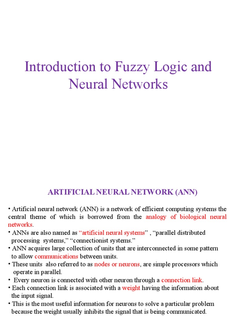 Fuzzy Logic & Neural Networks Guide | PDF | Set (Mathematics) | Fuzzy Logic