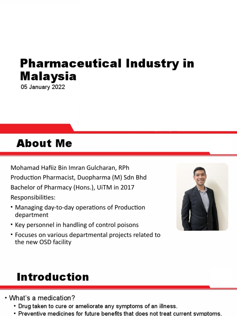 Overview of Malaysia's Pharmaceutical Industry | PDF | Pharmacy ...