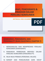 Analisis Perilaku Konsumen