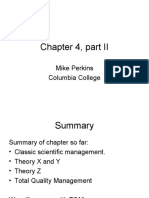 Chapter 4, Part II: Mike Perkins Columbia College