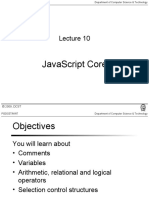Javascript Core: © 2009, DCST