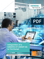 Integration of A Simatic Et 200Sp Ha in TIA Portal