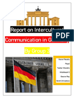 Report On Intercultural Communication in Germany by Group 3