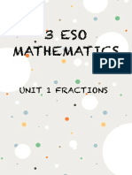 3 Eso Fractions Notes