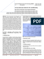 Dehumidification Process by Desiccant Wheel in Air Conditioning