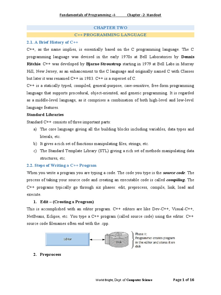 Chapter - 2 - Fundamentals of C++ Programming | PDF | Data Type | C++
