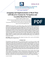 Designing and Implementation of Real-Time GPS Receiver System For Navigation and Location Based Services