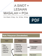 Analisa Swot + Penyelesaian Masalah + Poa