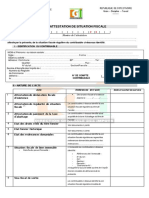 Attestation de Situation Fiscale - 21 04 16