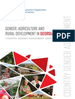 Gender Agriculture and Rural Development in Georgia