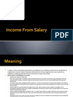 Income From Salary Guide