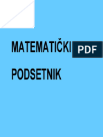 ELEKTROTEHNIKA - Matematicki podsetnik