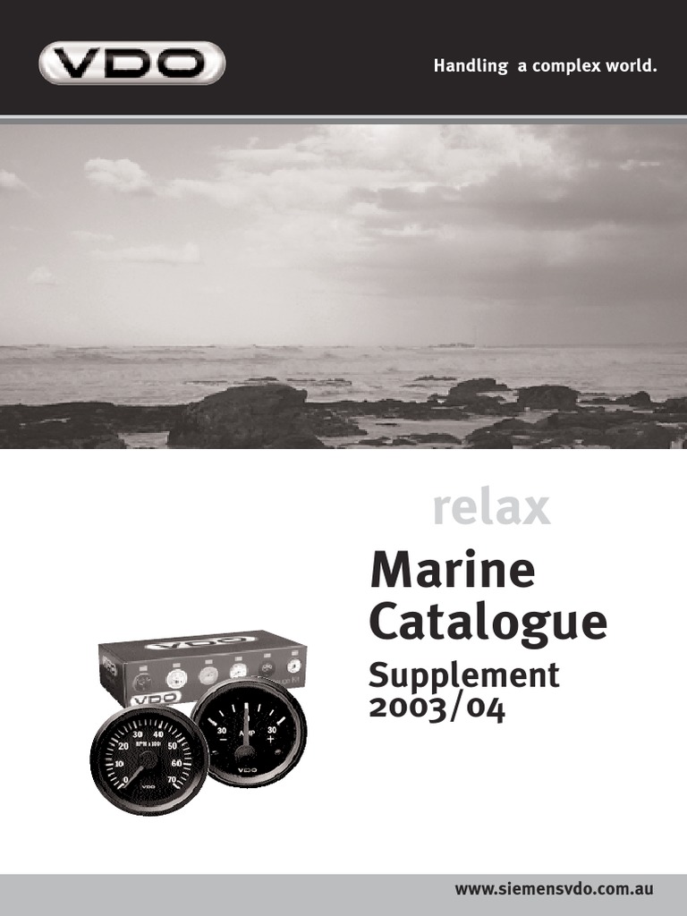 Relax: Marine Catalogue | PDF | Electrical Connector | Switch