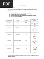 As Chemistry Unit 2 Notes