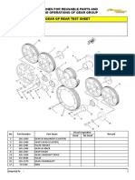 Gear Rear Test Sheet